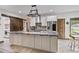 Modern kitchen with a large island, stainless steel appliances, and ample counter space at 48 Old Canton Ne Rd, Cartersville, GA 30121