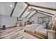 Spacious main bedroom boasts wood grain flooring, vaulted ceilings, and home office space at 48 Old Canton Ne Rd, Cartersville, GA 30121
