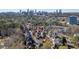 Aerial view of neighborhood homes near the city at 1029 Fairway Ne Ests, Atlanta, GA 30319