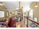 Spacious living room showcases arched entries and wood floors at 47 Powder Springs St, Hiram, GA 30141