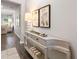 Elegant hallway featuring a stylish console table and decorative artwork at 5623 Hislop Ln # 84, Mableton, GA 30126