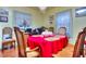 Charming dining room with an elegant chandelier and plenty of natural light at 304 Warren Se St, Atlanta, GA 30317