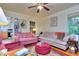 Cozy living room featuring hardwood floors, sofas, and an open view to the kitchen at 304 Warren Se St, Atlanta, GA 30317