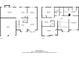 Detailed floor plan showcasing the layout of this 2-story home with multiple bedrooms and living spaces at 3870 Golfe Links Dr, Snellville, GA 30039
