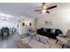 Open-concept living and dining room featuring hardwood floors and modern furnishings at 215 Summit North Ne Dr, Atlanta, GA 30324