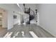 Open-concept living area with a modern spiral staircase and great natural light at 882 Cedar Canyon Se Sq, Marietta, GA 30067
