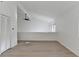 Bright living room with vaulted ceiling, ceiling fan and wood-look floors at 882 Cedar Canyon Se Sq, Marietta, GA 30067