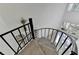 Looking down on a spiral staircase, showcasing the modern design at 882 Cedar Canyon Se Sq, Marietta, GA 30067