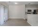 Modern kitchen with stainless steel appliances and an open view to the dining area at 2594 Laurel Nw Cir, Atlanta, GA 30311