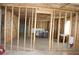 Spacious unfinished basement with wood framing and potential for customization at 150 Canal St, Hampton, GA 30228