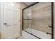 Bathroom with a glass sliding door in the shower/tub at 7928 S Giles Rd, Douglasville, GA 30135