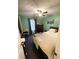 Bedroom with dark carpet, neutral paint and a ceiling fan at 4298 Hillview Dr, Acworth, GA 30101