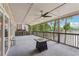 Great screened porch featuring a lake view at 890 Lake Dr, Snellville, GA 30039