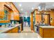 Kitchen with stainless appliances, ample counter space, and a view into the utility area at 1138 Berkeley Rd, Avondale Estates, GA 30002