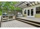 Exterior view of back deck featuring built-in grilling area with ample space for outdoor cooking at 1371 N Highland Ne Ave, Atlanta, GA 30306