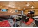 Basement featuring a TV, foosball and other entertainment options for guests at 1371 N Highland Ne Ave, Atlanta, GA 30306