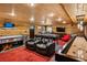 Spacious basement with a variety of games and entertainment options at 1371 N Highland Ne Ave, Atlanta, GA 30306