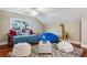 Bright bedroom featuring unique decor, natural light from the window and ample room for play and leisure at 1371 N Highland Ne Ave, Atlanta, GA 30306
