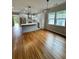 Elegant kitchen featuring stainless steel appliances, quartz countertops, and a stylish central island at 1766 W Lyle W Ave, College Park, GA 30337