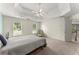 Inviting bedroom with large windows, tray ceilings, and a tranquil atmosphere at 2342 Tall Timbers Ln, Marietta, GA 30066