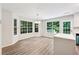 Bright eat in kitchen with a view of the backyard and access to the deck at 540 Alcovy Hills Dr, Lawrenceville, GA 30045