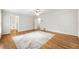 Spacious bedroom features wood floors, neutral paint and lots of closet space at 11270 Stroup Road, Roswell, GA 30075