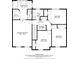 Upstairs layout showing primary bedroom, bathroom, walk-in closet, laundry, and three additional bedrooms at 1637 Willow Way, Woodstock, GA 30188