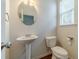 Half bathroom featuring a pedestal sink, and neutral wall color at 3255 Clear View Dr, Snellville, GA 30078