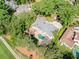 Beautiful in-ground pool and lush landscaping complement this spacious home on a well-manicured lot at 511 Pine Valley Se Rd, Marietta, GA 30067