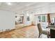 The finished basement has tiled floors, a wall of mirrors, and french doors to the backyard at 511 Pine Valley Se Rd, Marietta, GA 30067