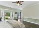 Serene bedroom retreat with an airy feel and private patio access at 511 Pine Valley Se Rd, Marietta, GA 30067