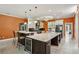 A spacious kitchen features a dual islands, modern lighting, and stainless appliances at 511 Pine Valley Se Rd, Marietta, GA 30067