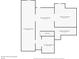 Floor plan of an unfinished basement, providing ample storage and customization options at 2855 Pilgrim Mill, Cumming, GA 30041