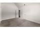 Spacious bedroom featuring vaulted ceiling, carpet, and two closets at 2855 Pilgrim Mill, Cumming, GA 30041