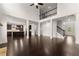 Spacious living room open to the kitchen, perfect for entertaining guests at 2855 Pilgrim Mill, Cumming, GA 30041