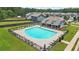 Inviting community pool with ample seating, perfect for relaxation and socializing at 3481 Lakeview Crk, Lithonia, GA 30038