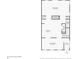 First floor plan with kitchen, living room, dining room, bathroom and Gathering room at 451 Tioram Se Ln, Smyrna, GA 30082