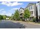 Street view of attractive townhomes with well-kept lawns, trees, and modern architectural details at 518 Hargrove Ln, Decatur, GA 30030