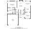 Main floor plan featuring a main bedroom, living room, kitchen, and garage at 12015 Harbour Town Pkwy, Fayetteville, GA 30215