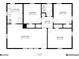 Floor plan with kitchen, bedrooms, bathroom, living room and hallway with dimensions at 568 Mcwilliams Se Rd, Atlanta, GA 30315