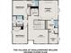 Second floor plan illustration showing bedrooms, bathrooms, and owner's suite at 639 Tigers Eye Ter, Kennesaw, GA 30144