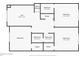 Second-floor plan featuring a loft, four bedrooms, and two bathrooms for spacious living at 151 Rolling Hills Pl, Canton, GA 30114