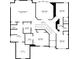Second floor plan showcasing the bedrooms, bathrooms, laundry, walk-in closets, and media room layout of the home at 422 Silver Brook Dr, Woodstock, GA 30188