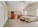 Spacious main bedroom with vaulted ceiling, en-suite bathroom access and ample natural light at 3288 Owens Meadow Ln, Kennesaw, GA 30152