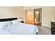 Cozy bedroom featuring neutral walls, carpet floors, and an ensuite bathroom at 898 Oak Sw St # 3420, Atlanta, GA 30310
