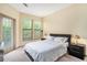 Bright bedroom with large windows, a cozy bed, and neutral decor at 898 Oak Sw St # 3420, Atlanta, GA 30310
