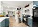 Modern kitchen with stainless steel appliances and open floor plan at 233 Spence Se Ave, Atlanta, GA 30317