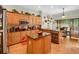 Well-appointed kitchen boasting ample cabinetry, granite countertops, and a functional center island at 185 Beracah Sw Walk, Atlanta, GA 30331