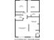 Floor plan of the home, featuring the dimensions and layout of each room at 2116 Strasburg Ct, Atlanta, GA 30338