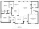 Home floor plan featuring measurements for bedrooms, bathrooms, living areas, and kitchen at 1003 River Plantation Dr, Woodstock, GA 30188